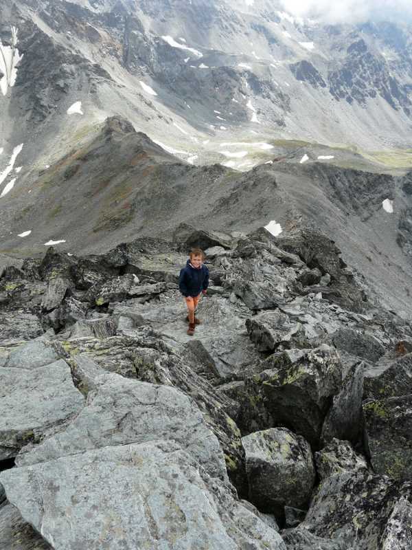 #1 Schwarzhorn : Vue sur l Schwarzhorn : Vue sur l'Augstbordpass depuis le Schwarzhorn