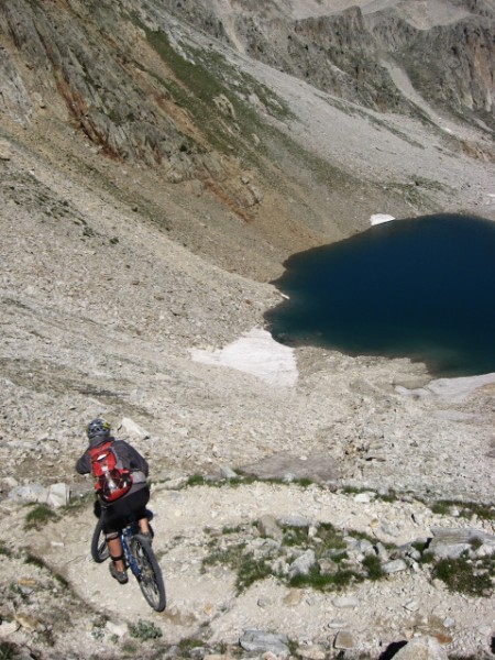 Descente du col de Fremamorta : Bien technique !