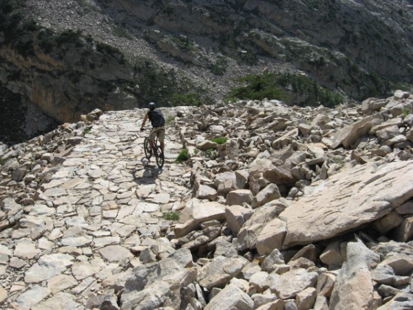 Callades Italiennes : superbes ces pistes dallées !