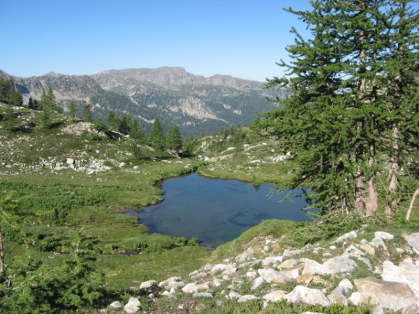 Montée vers Fremamorta : Lacs de Fremamorta côté Français