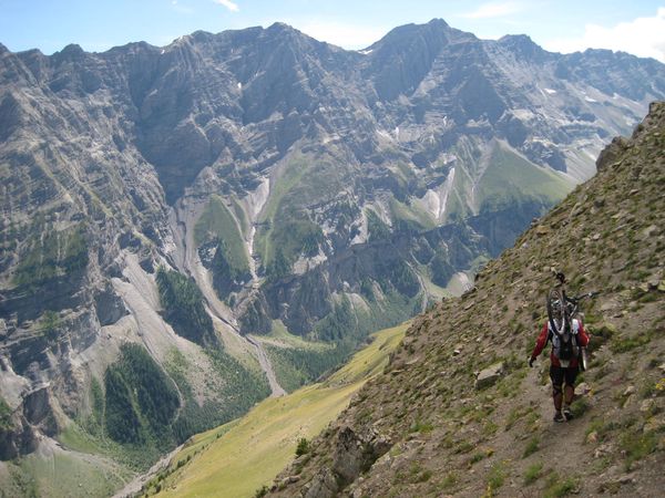 #7 Vallon du Fournel : Là c Vallon du Fournel : Là c'est déjà plus engagé pour rouler