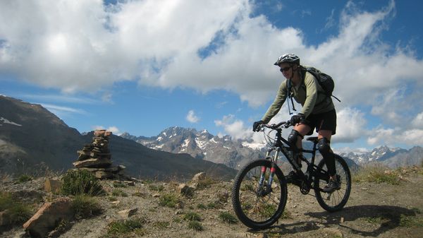 La Pendine : Jolie vue sur le massif des Ecrins