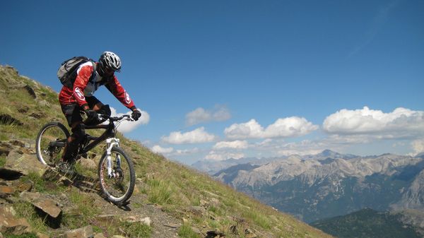 Descente de la crête : Ca passe plus ou moins bien