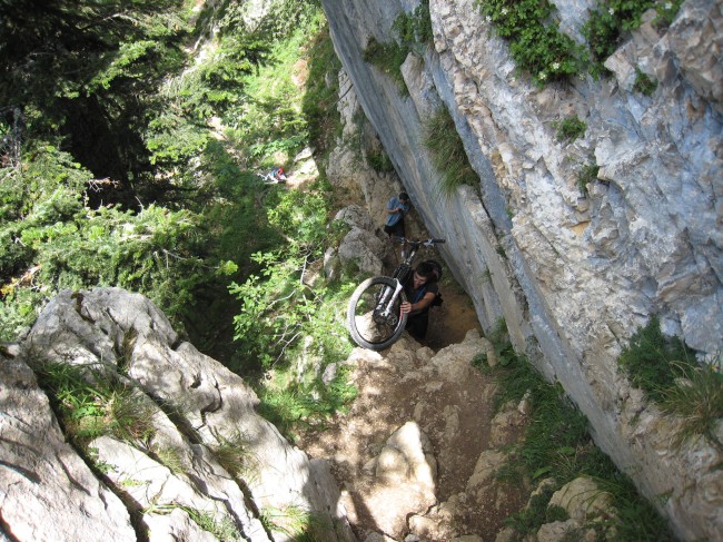 Pas du Loup : Contorsions dans le Pas du Loup