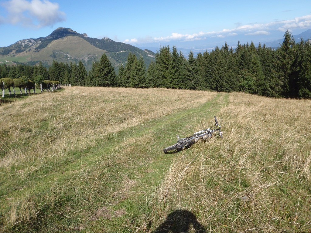 #8 Descente de la Combe, sur la gauche la Pointe d Descente de la Combe, sur la gauche la Pointe d'Andey.