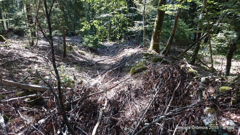 l'ancien sentier de Favier condamné