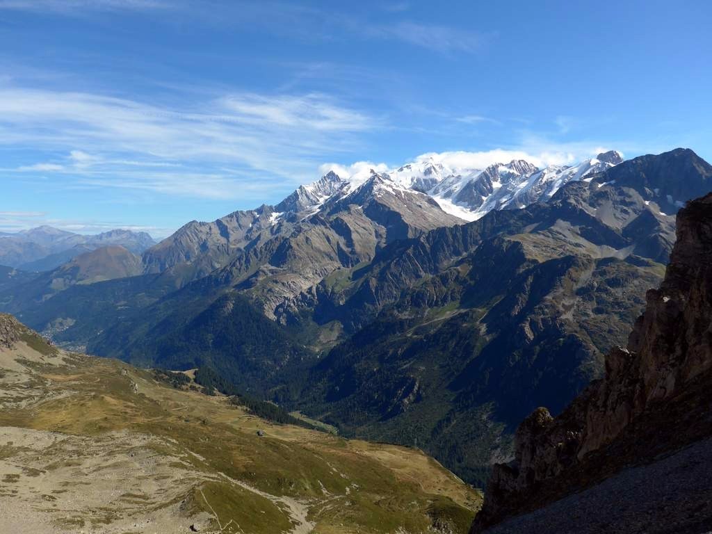 Mt Blanc depuis la Cicle