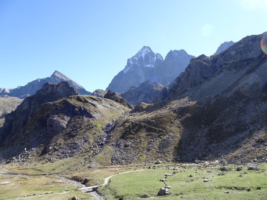 la descente sur Pina del Ré, technique et longuette