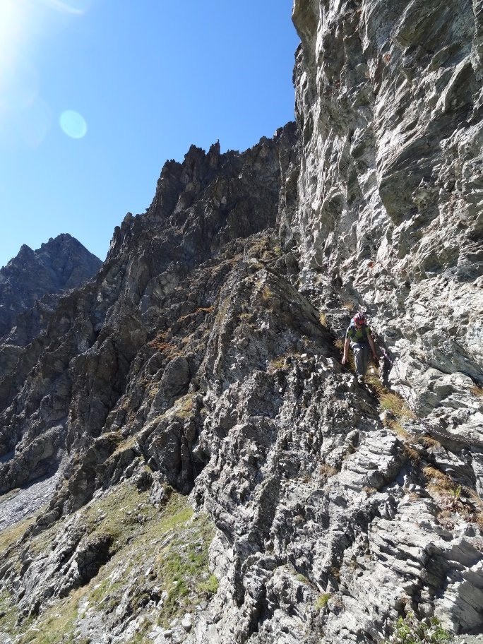 descente du col Sagnette