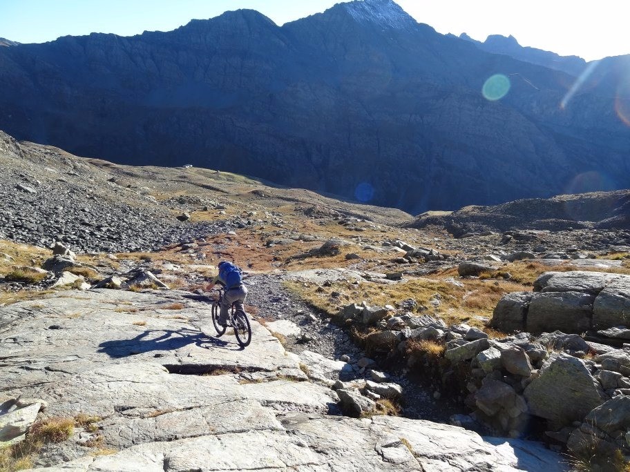 descente versant Queyras, j'ai la dalle