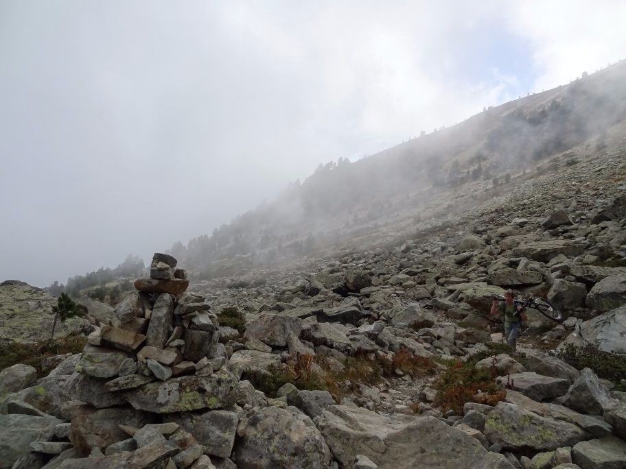 remontée au Passo San Chiaffredo