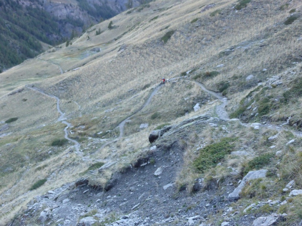 le single partie basse du tunnel avant de rejoindre la route