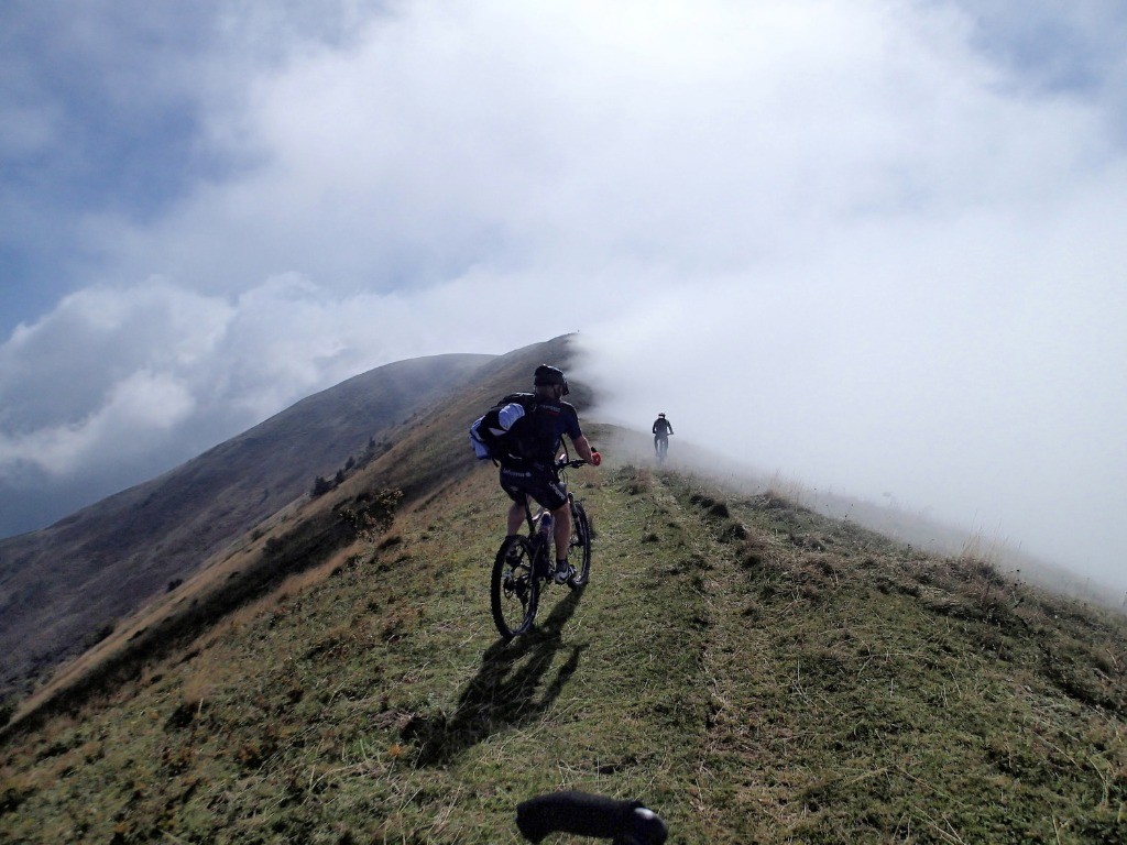 C'est la première fois qu'on roule en bordure de nuage !!!