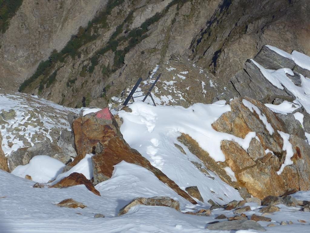 Premier obstacle, après ça plonge