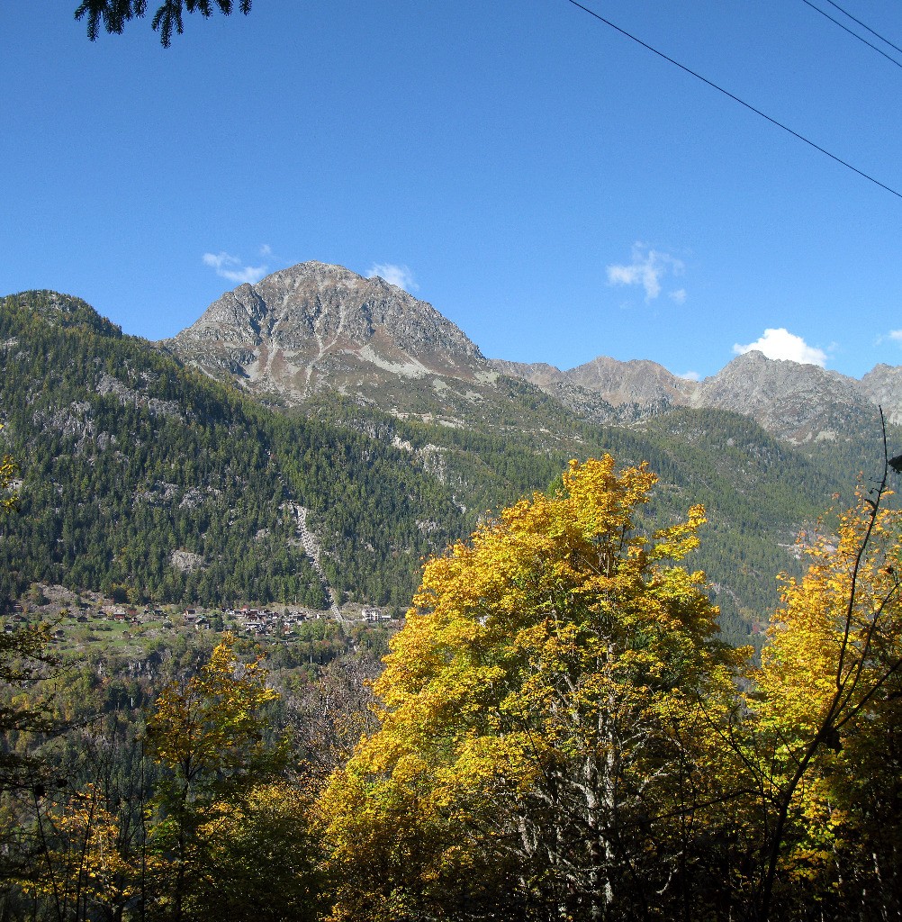 Au dessus des Jeurs, vue sur Finhaut