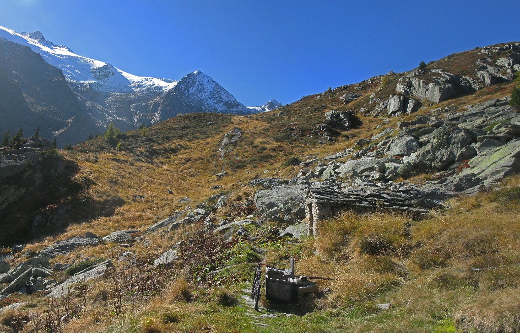 Près de la cabane des Grands