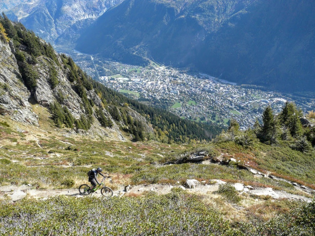 #7 Descente par le Plan de Bel Lachat : Chamonix en dessous Descente par le Plan de Bel Lachat : Chamonix en dessous
