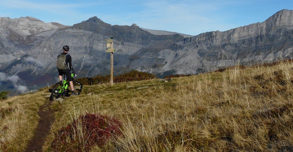 Juste avant le début du portage, vue sur les Fiz