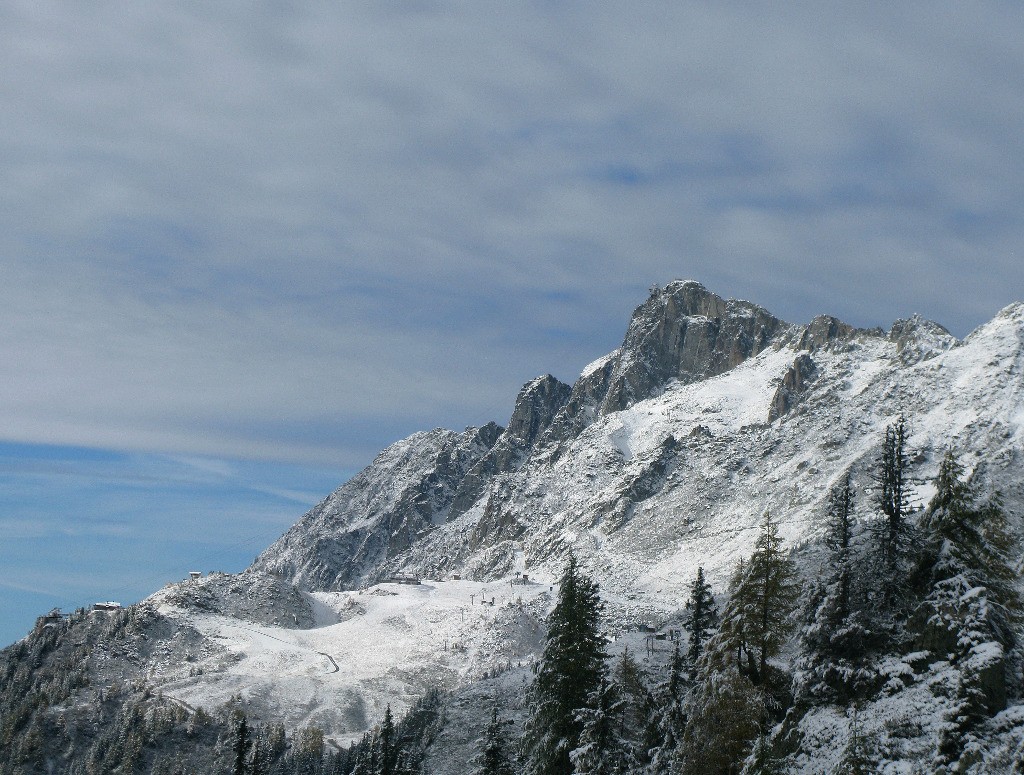 Traversée enneigée vers Planpraz