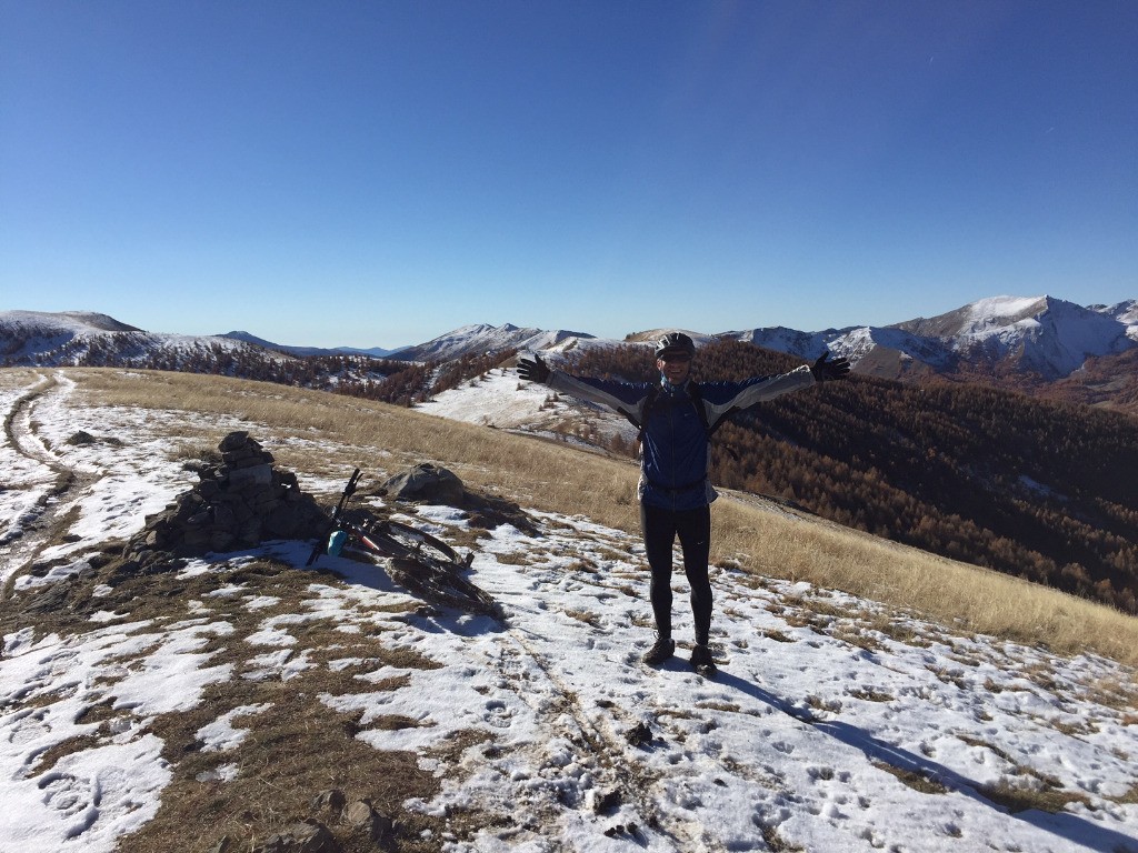 Sur la crête en direction de Rochegrand