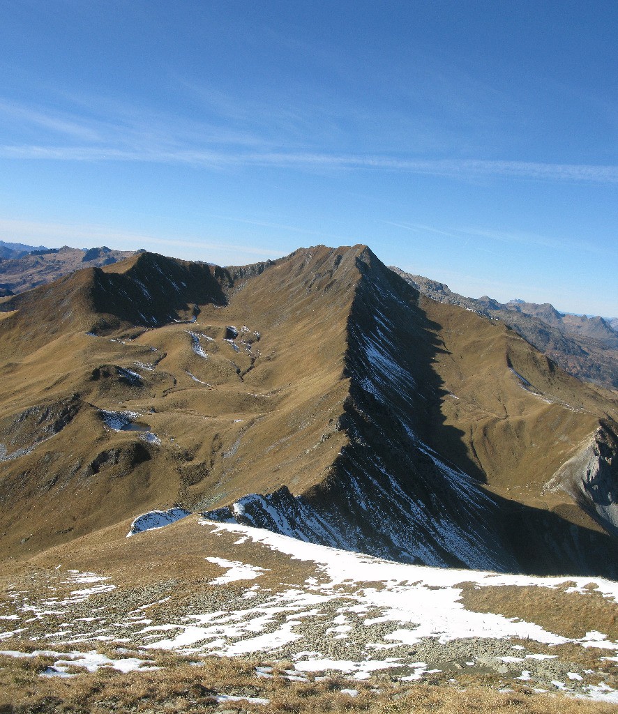 La très belle arête S du Crêt du rey