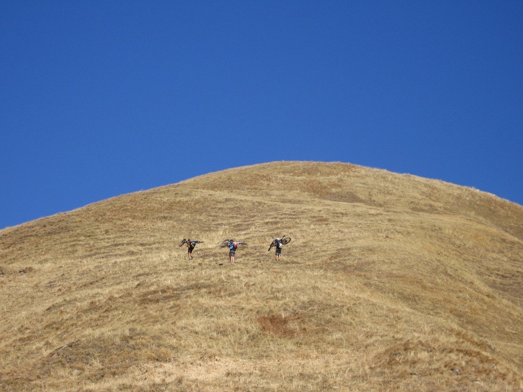 Arete avant le sommet