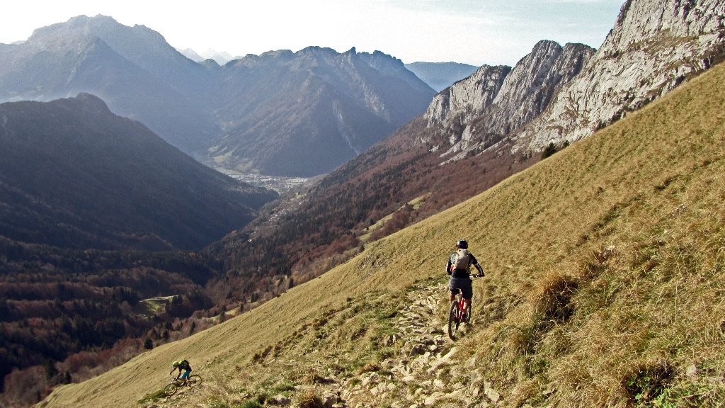 Descente sur la Buffaz