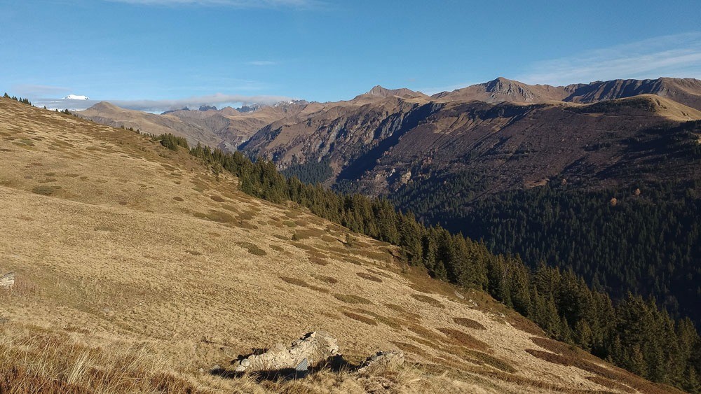 Ruines vers le Secheron de Cevins