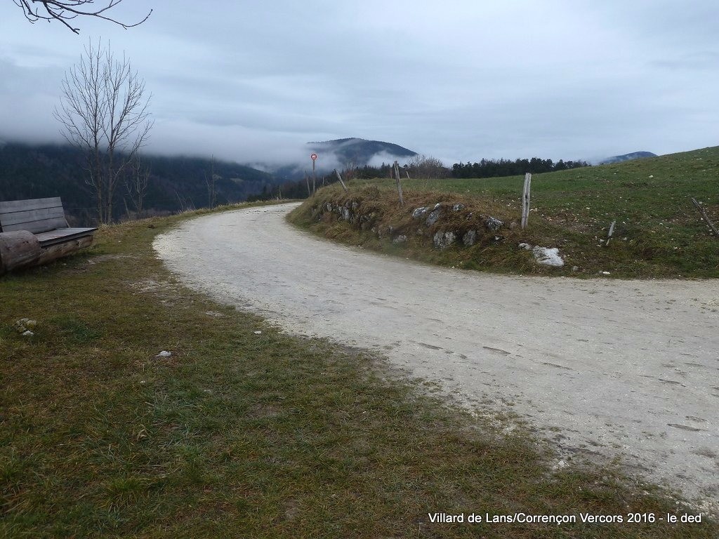 la Via Vercors, petits cailloux blancs bien roulant