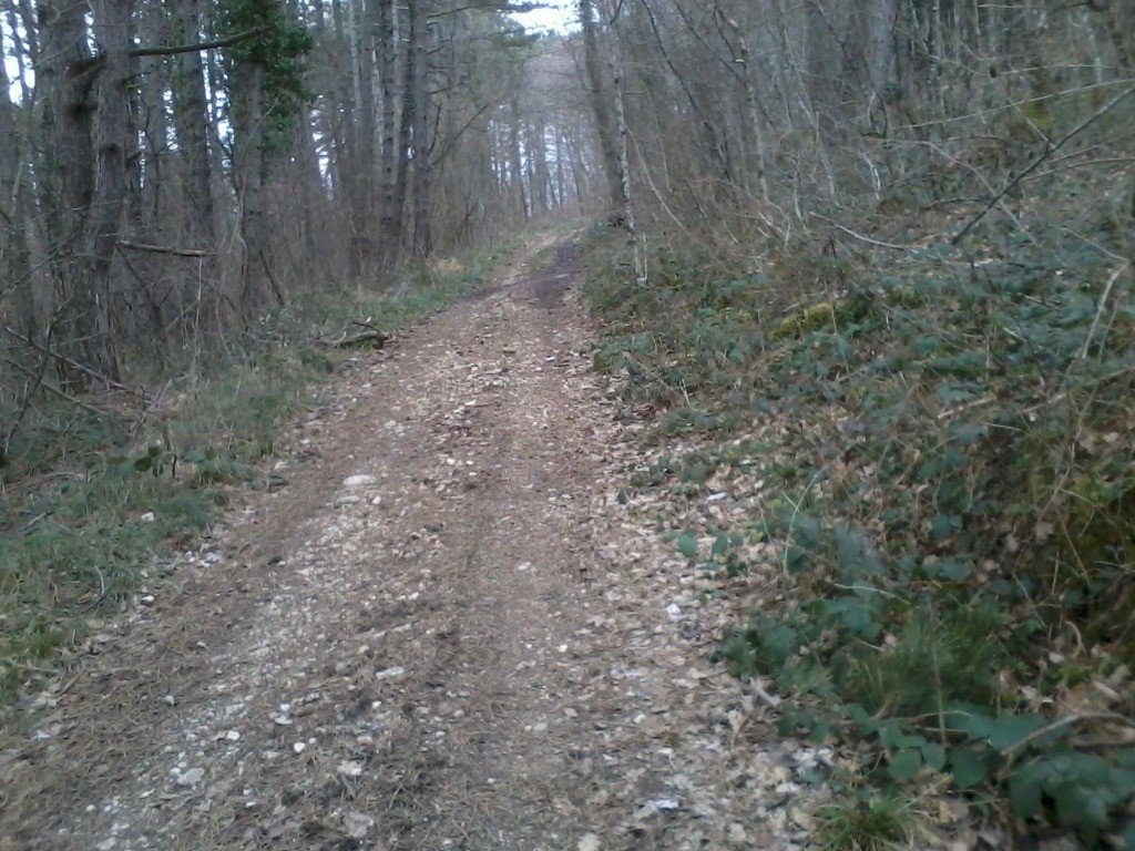 la piste avant Droisy