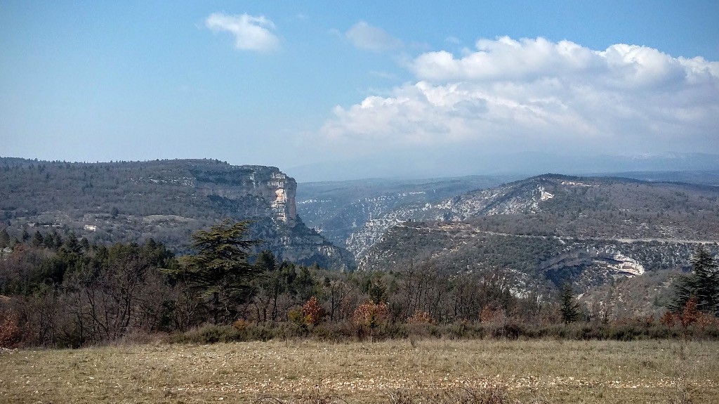 Vue sur le rocher du Cire, ça vaut le coup d'oeil