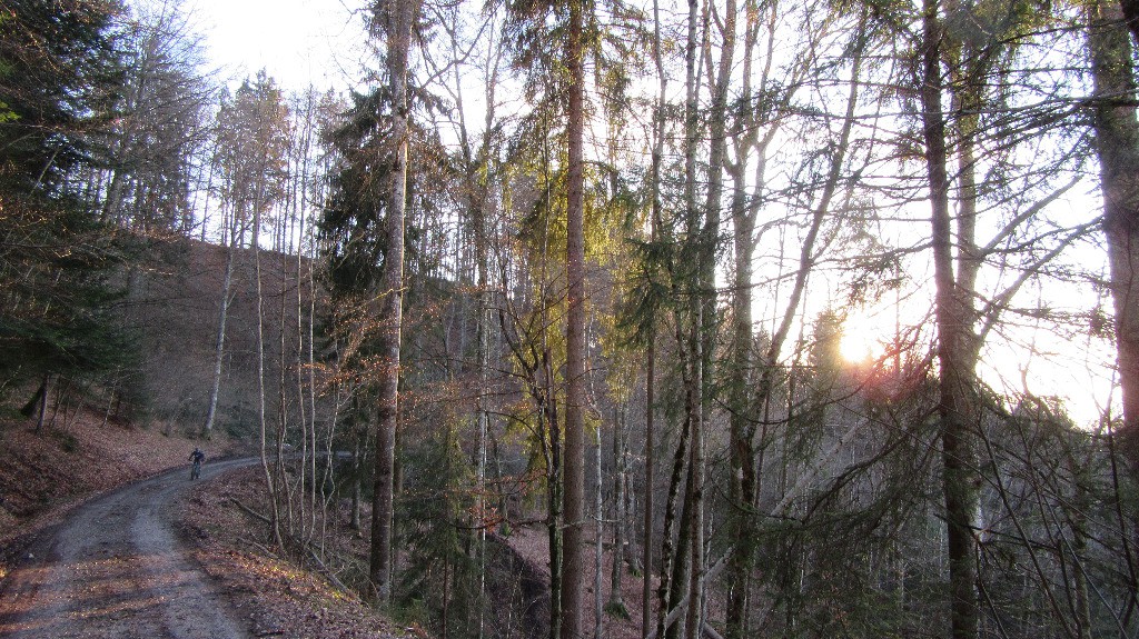 Avant la descente de La Tour