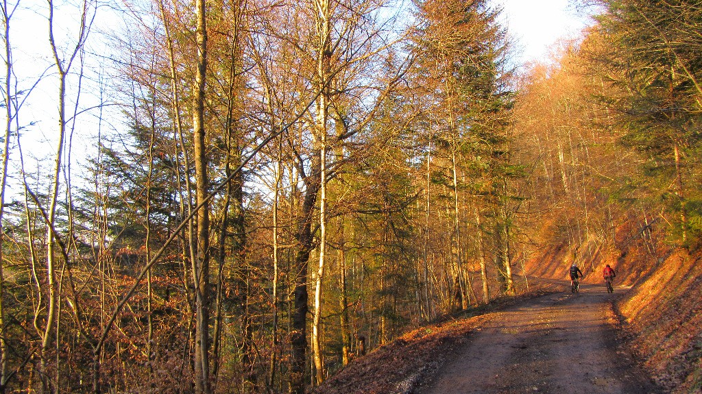 Avant la descente de La Tour