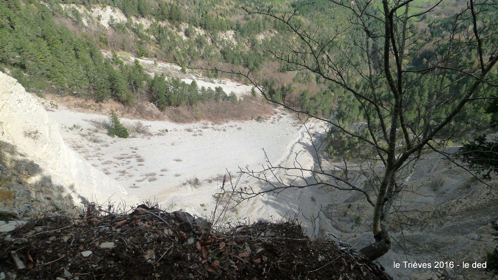 le cône vu du haut