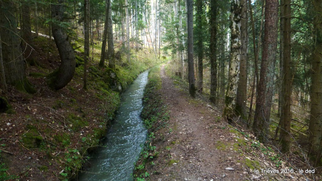 le canal entre Clelles et Chichilianne