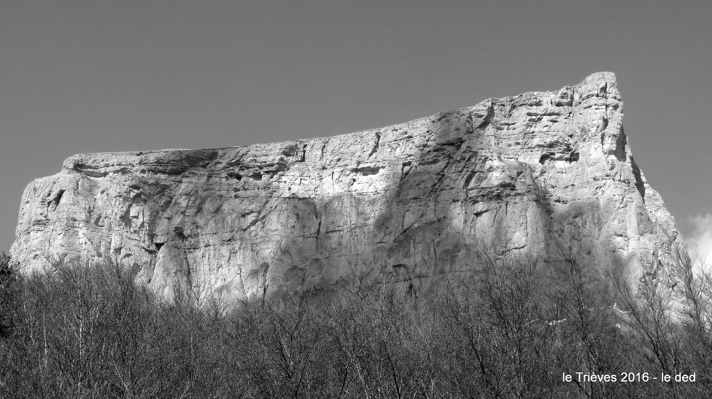 Mont Aiguille, on devine (toutes) les aspérités