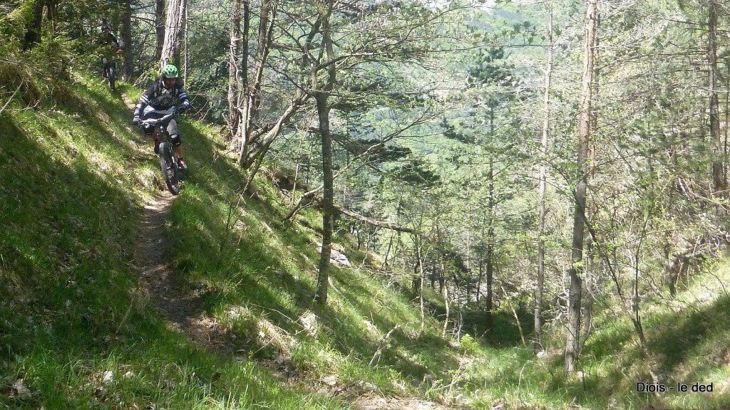 sentier étroit de Serre Sambuc