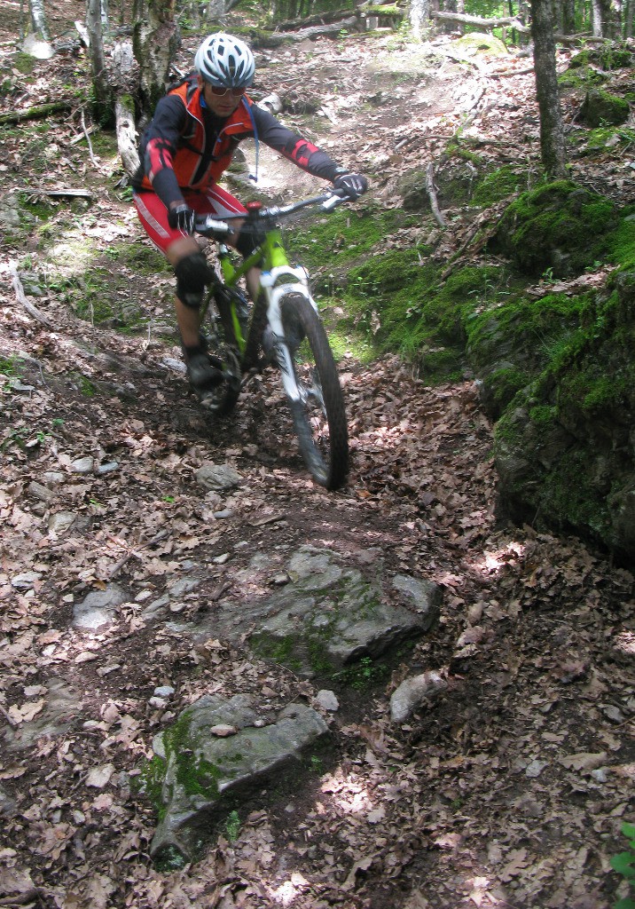 Dans la descente sur Tours en savoie