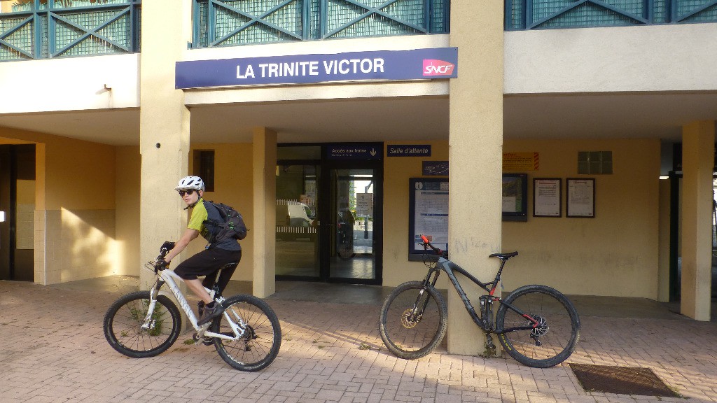 La gare de La Trinité Victor
