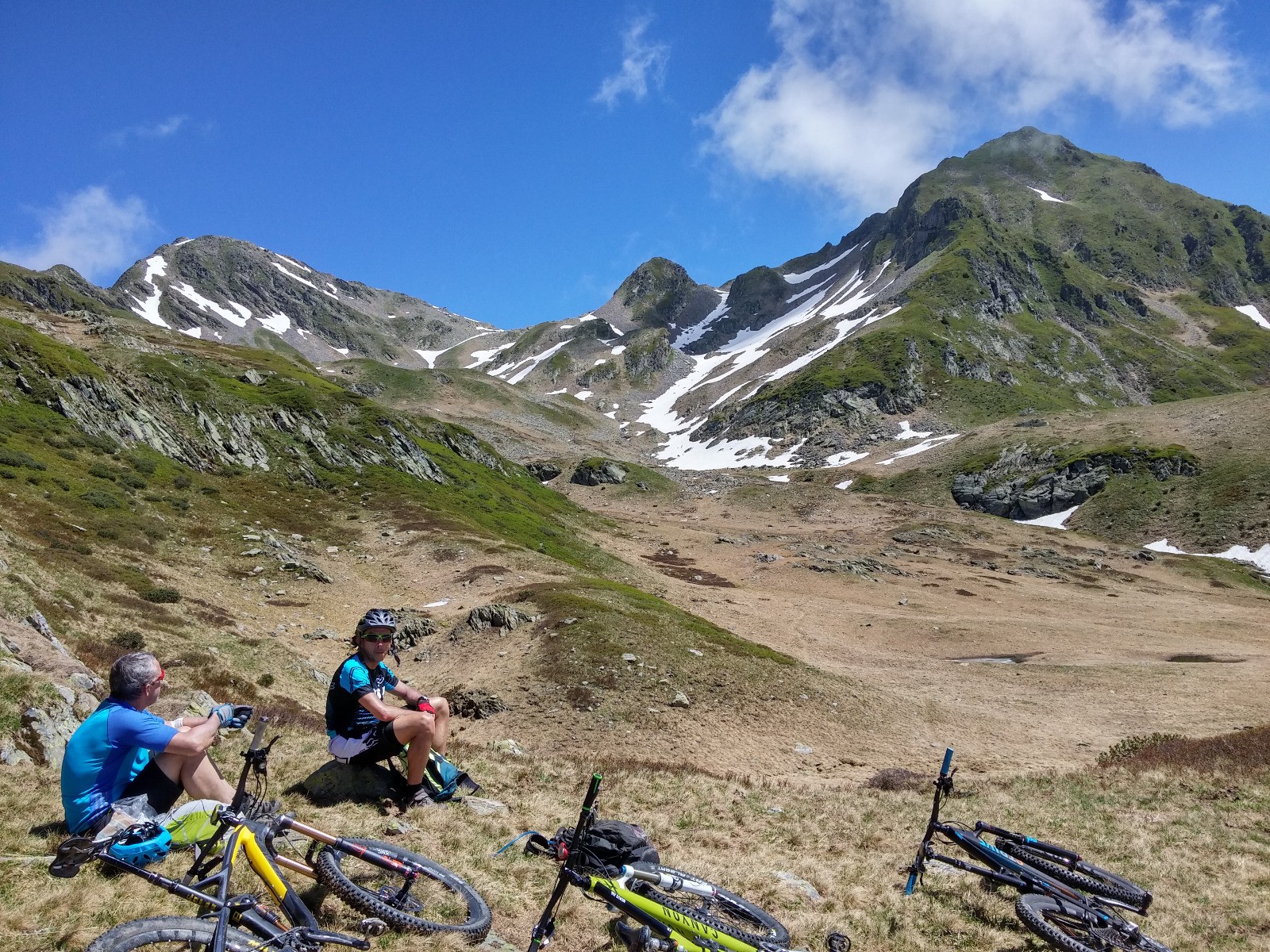 Pose au Col des Lacs