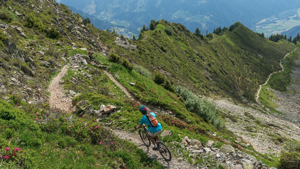 Bien esthétique la descente du Pas d'outray