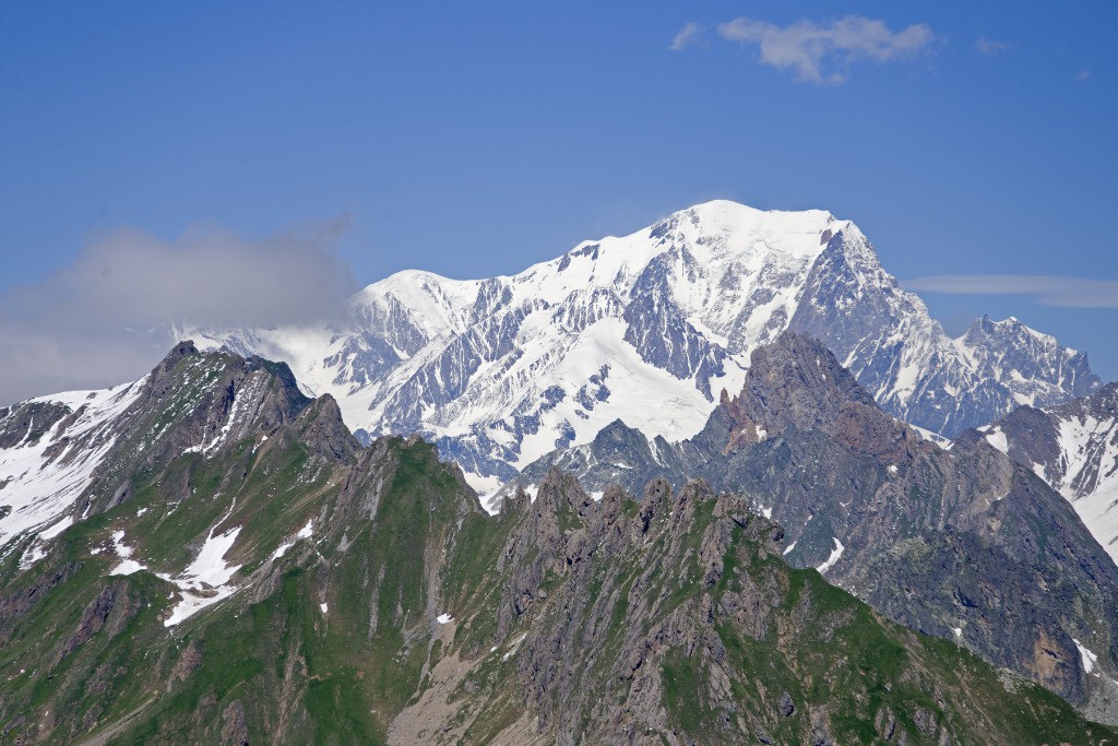 Zoom sur le Mt Blanc