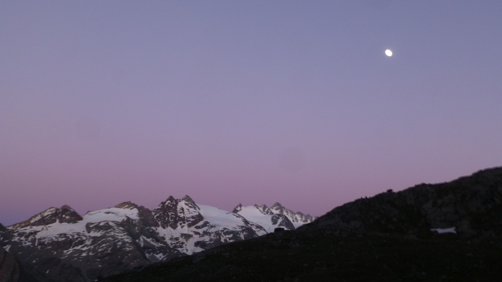 Crépuscule sur le Ref V Sella