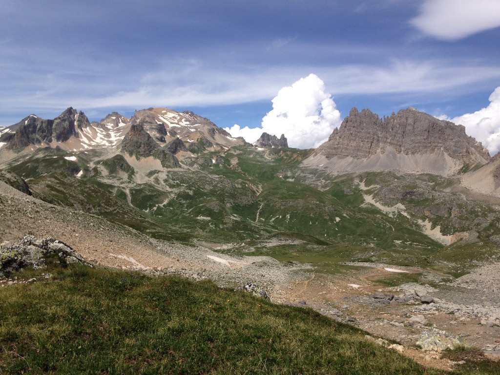 Le thabor depuis la montée au col du Vallon