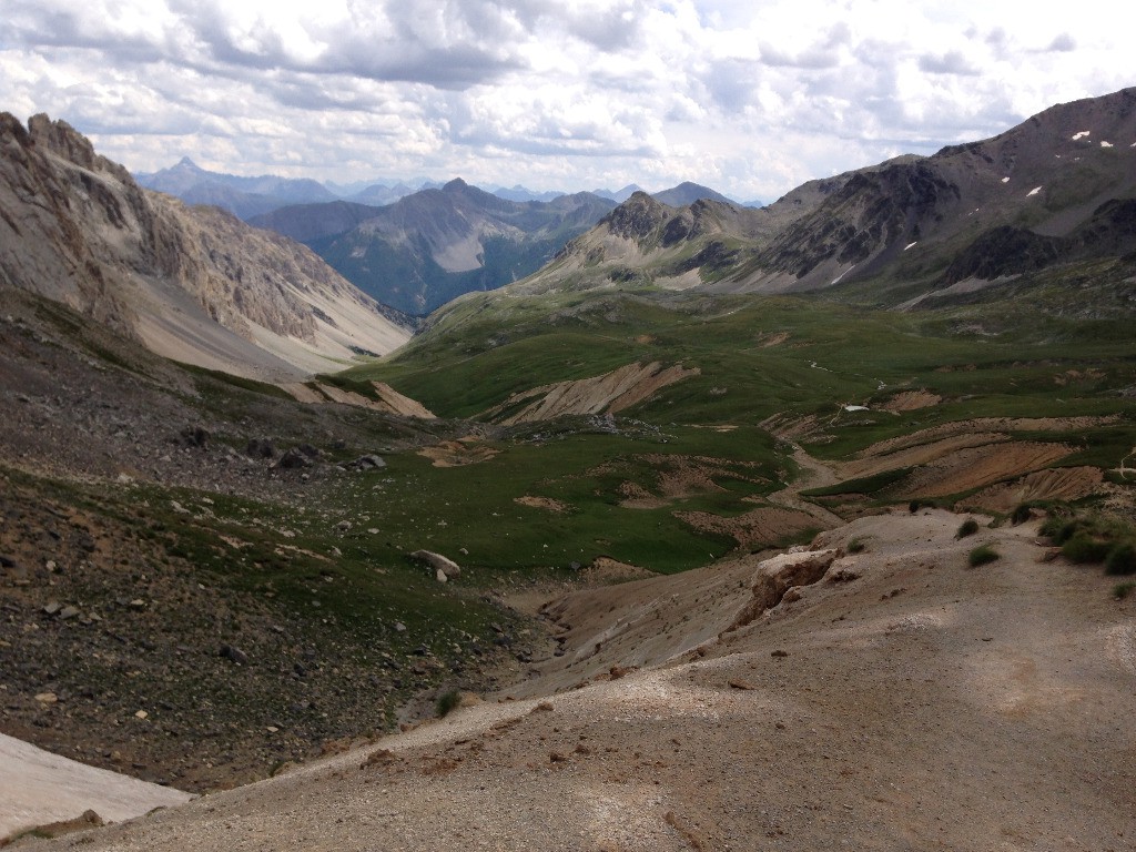 Du col du Vallon vers la Clarée