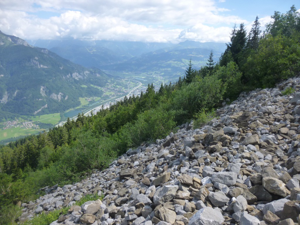 Traversée NR et vue sur Sallanches