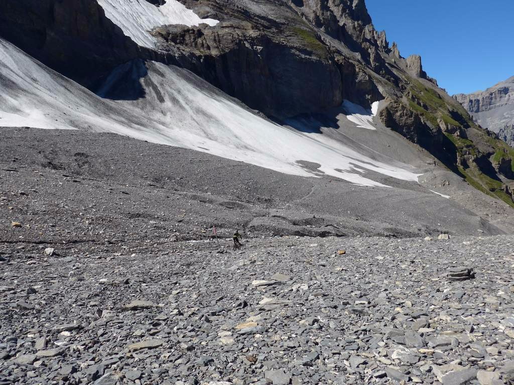 Traversée du glacier