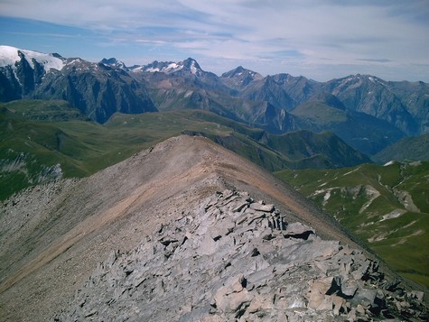 Pic du Mas : fin de l itinéraire de montée vue du sommet