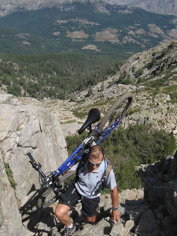 #1 Portage technique : Dans la montée à Bocca Stazzona Portage technique : Dans la montée à Bocca Stazzona