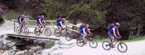 Fin Vallon de la Fauge : Qu'il est bon ce vallon... Et hop le petit pont pour finir cette descente trop courte !